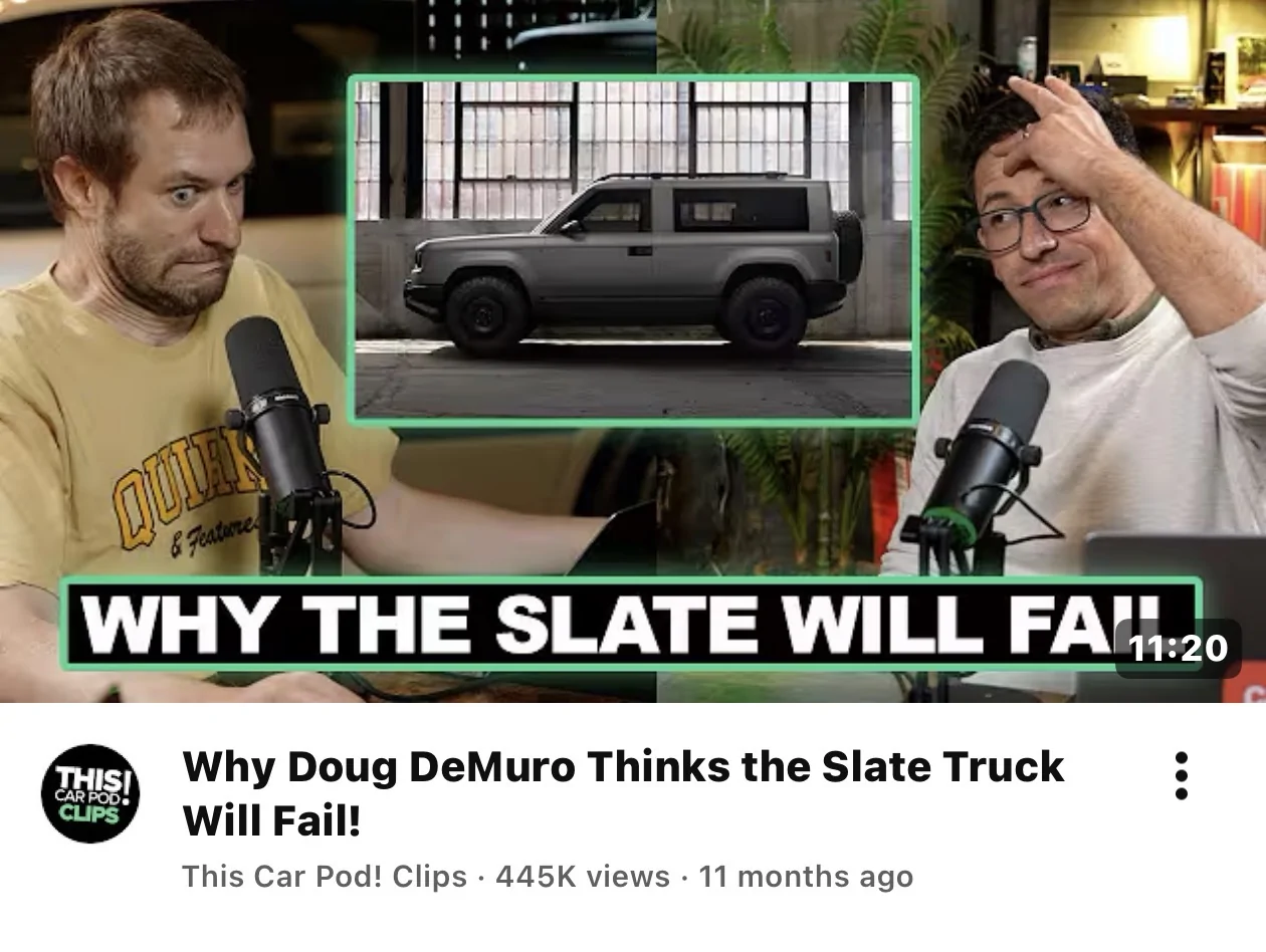 Slate Auto Pickup Truck Doug Demuro has been trying (whining) IMG_7018