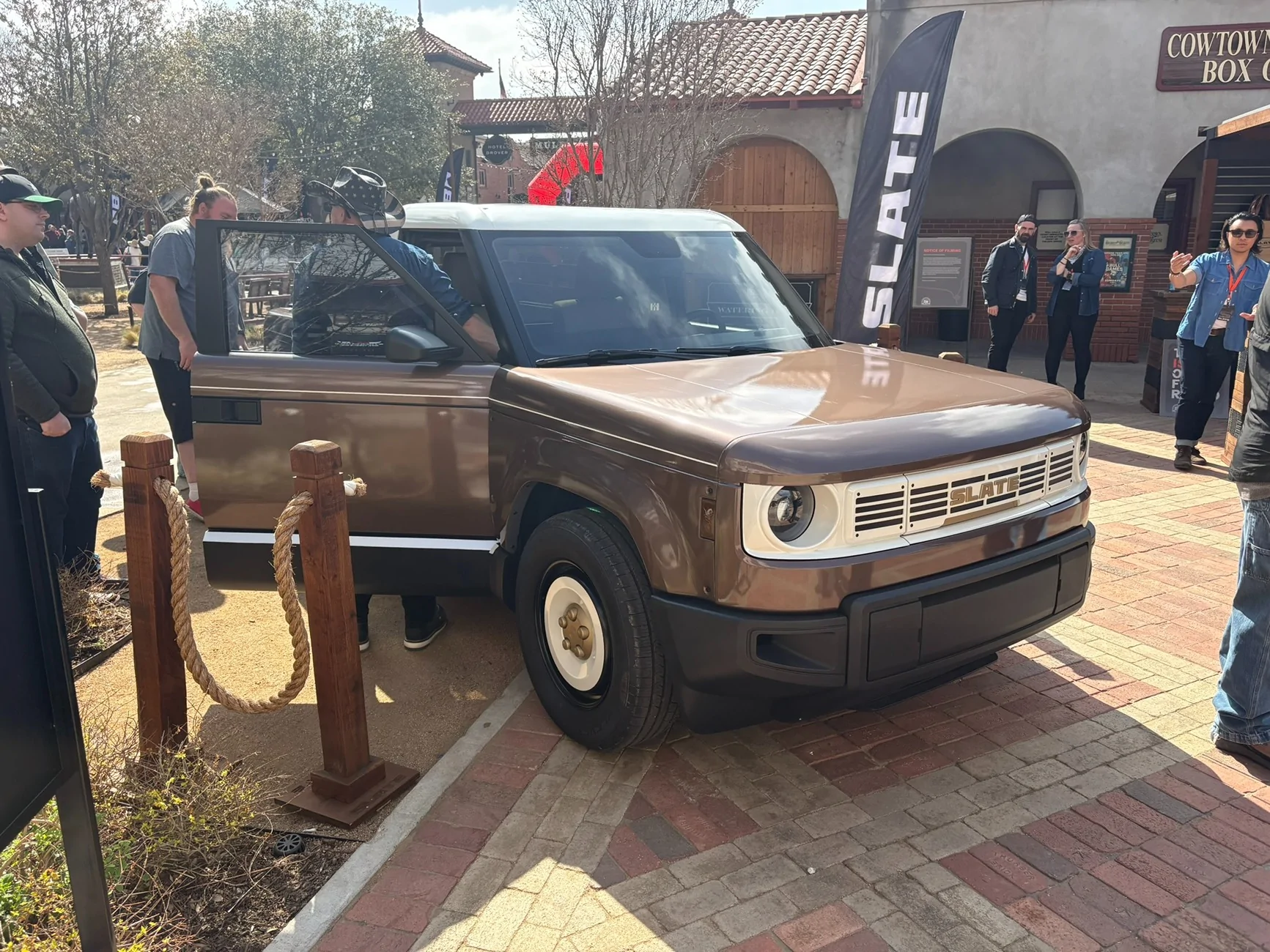 Slate Auto Pickup Truck Dear Slate,  please add the white grill to configurator IMG_3822