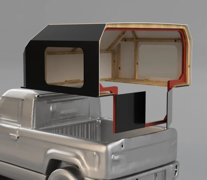 Slate Auto Pickup Truck Feedback on a second prototype camper for the slate Structural sleeve for 