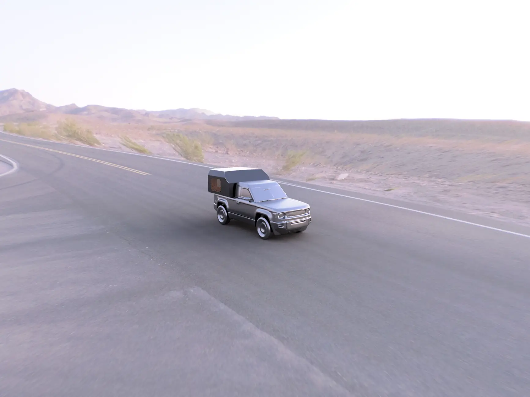 Slate Auto Pickup Truck Feedback on a second prototype camper for the slate Front Driving