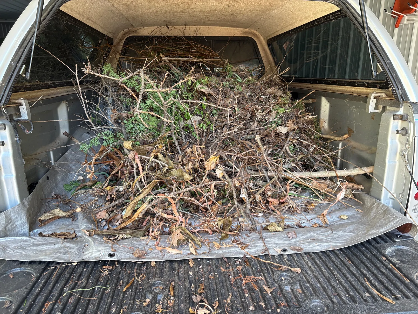 Slate Auto Pickup Truck Day 2 Bed Protection - What? IMG_3996