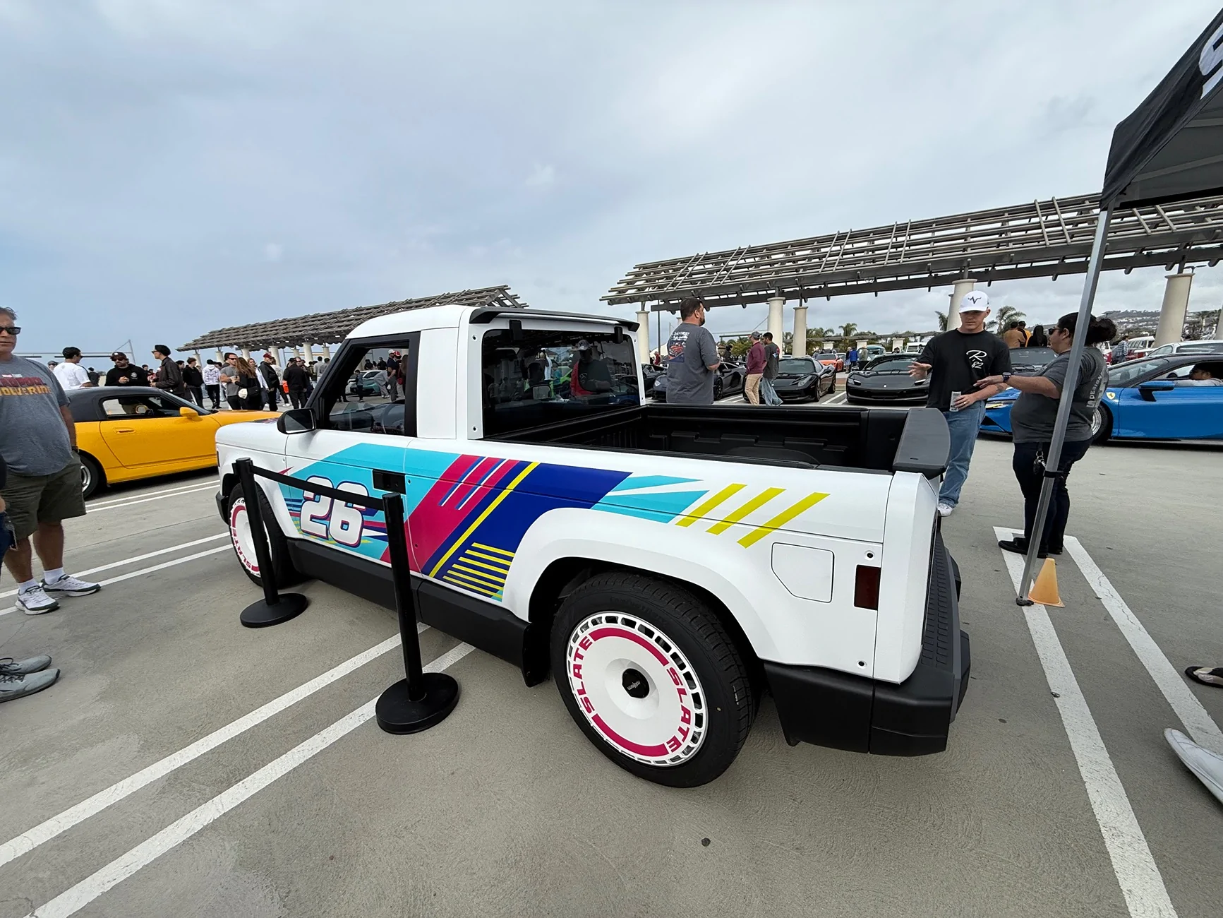 Slate Auto Pickup Truck San Clemente Slate event - pickup gets a new wrap / look IMG_6636