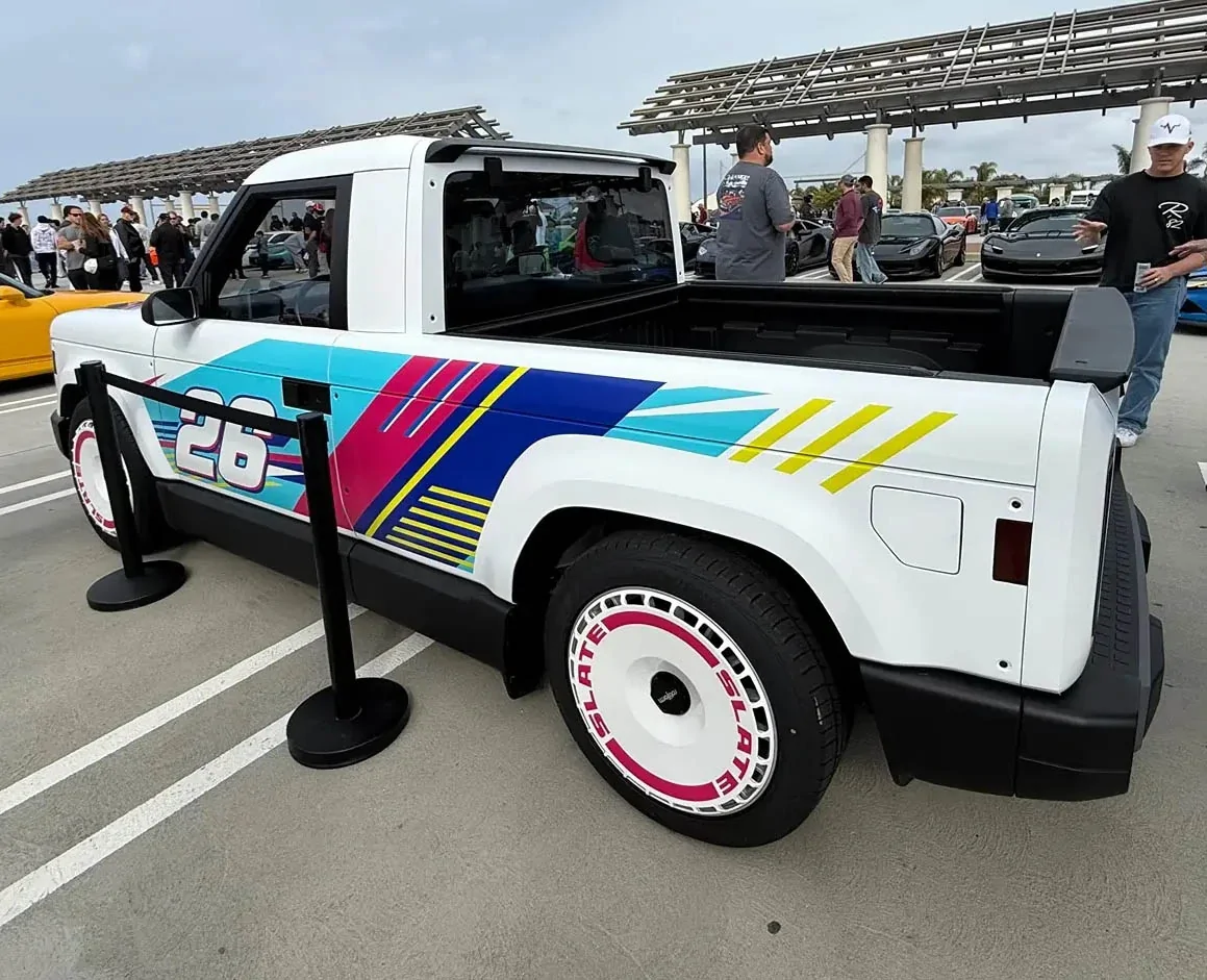 Slate Auto Pickup Truck San Clemente Slate event - pickup gets a new wrap / look 40895-1659507ebf66fdc7a28c78e815c40993