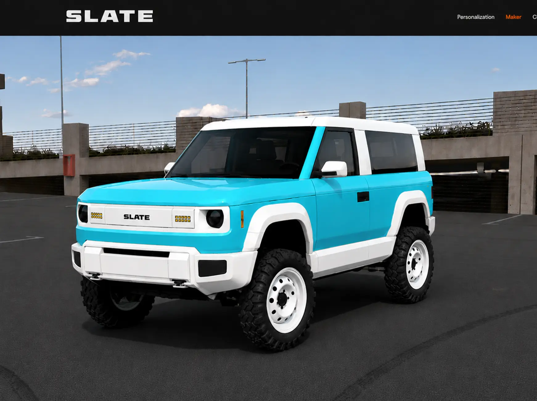 Slate Auto Pickup Truck What's your Slate build look like? Post your Share Code 👨🏻‍💻 Screenshot 2026-05-15 at 2.19.42 PM