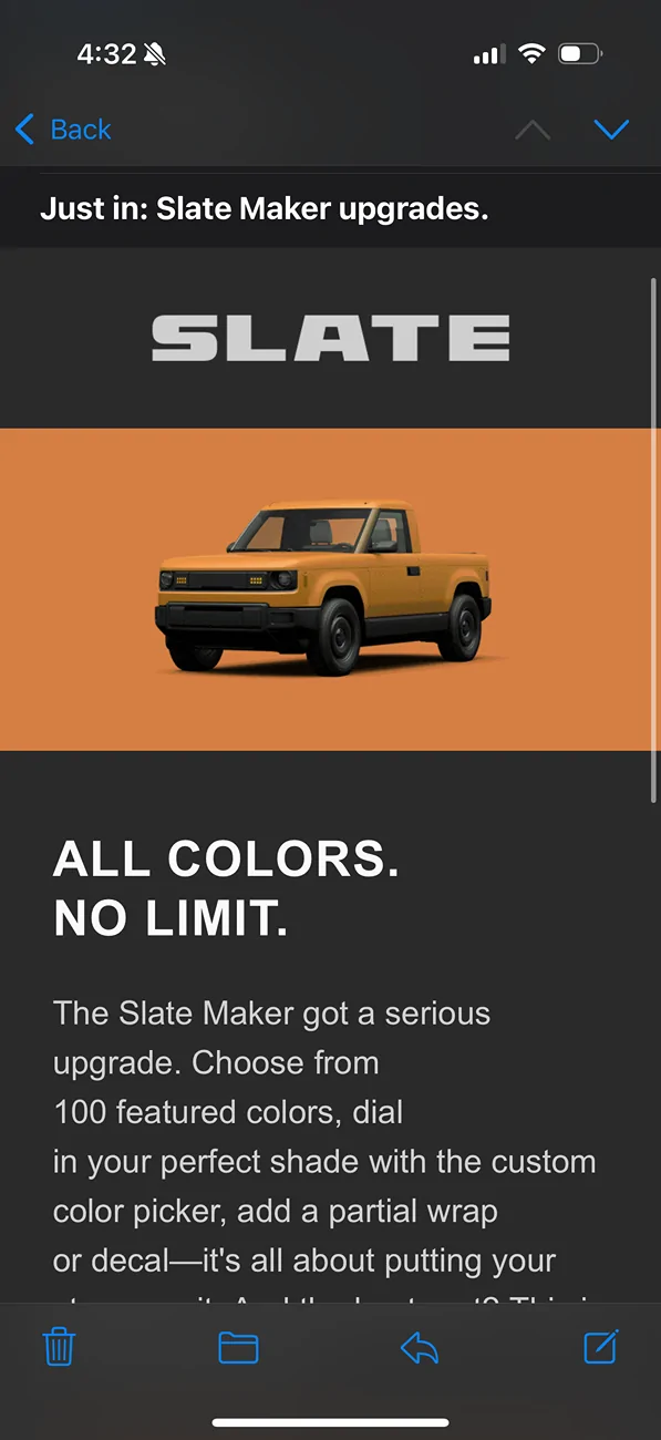 Slate Auto Pickup Truck Just In: Slate Maker Upgrades" IMG_8033