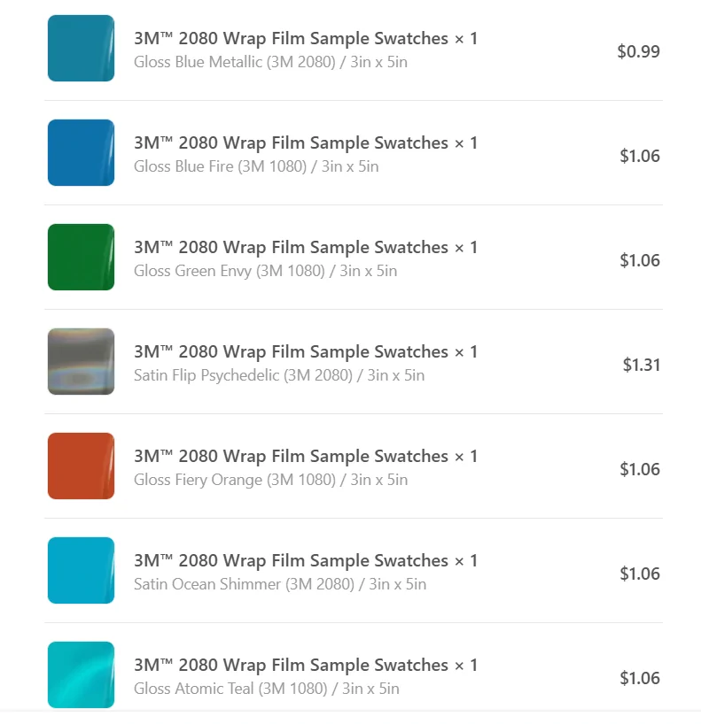 Slate Auto Pickup Truck Links to 3M 2080 series colors wraps and brochures for our Slate wrapping 1779368505188-x