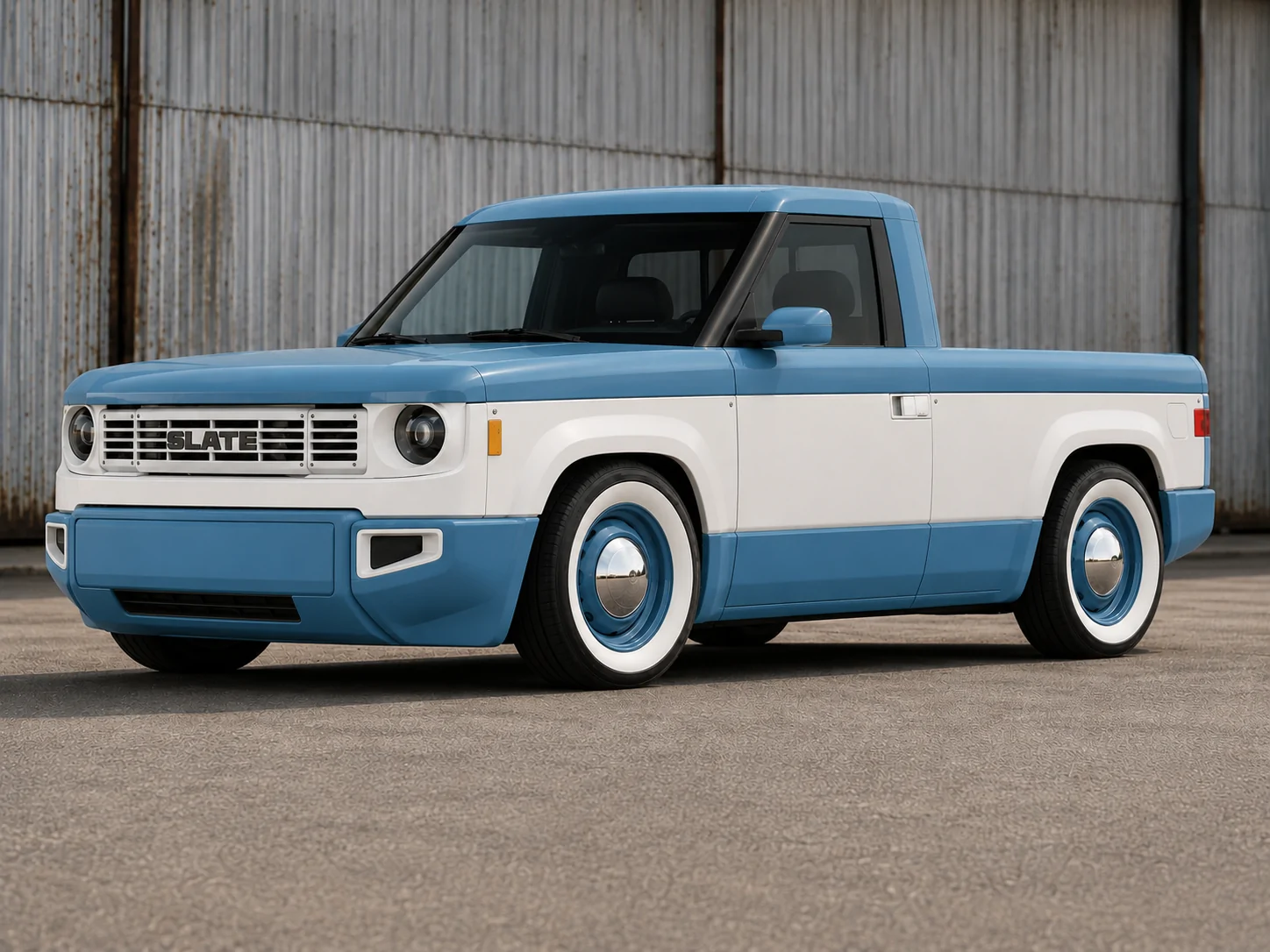 Slate Auto Pickup Truck Got any photochopperz in here with mad skillz? Two_Toned_Classic Mockup_Front