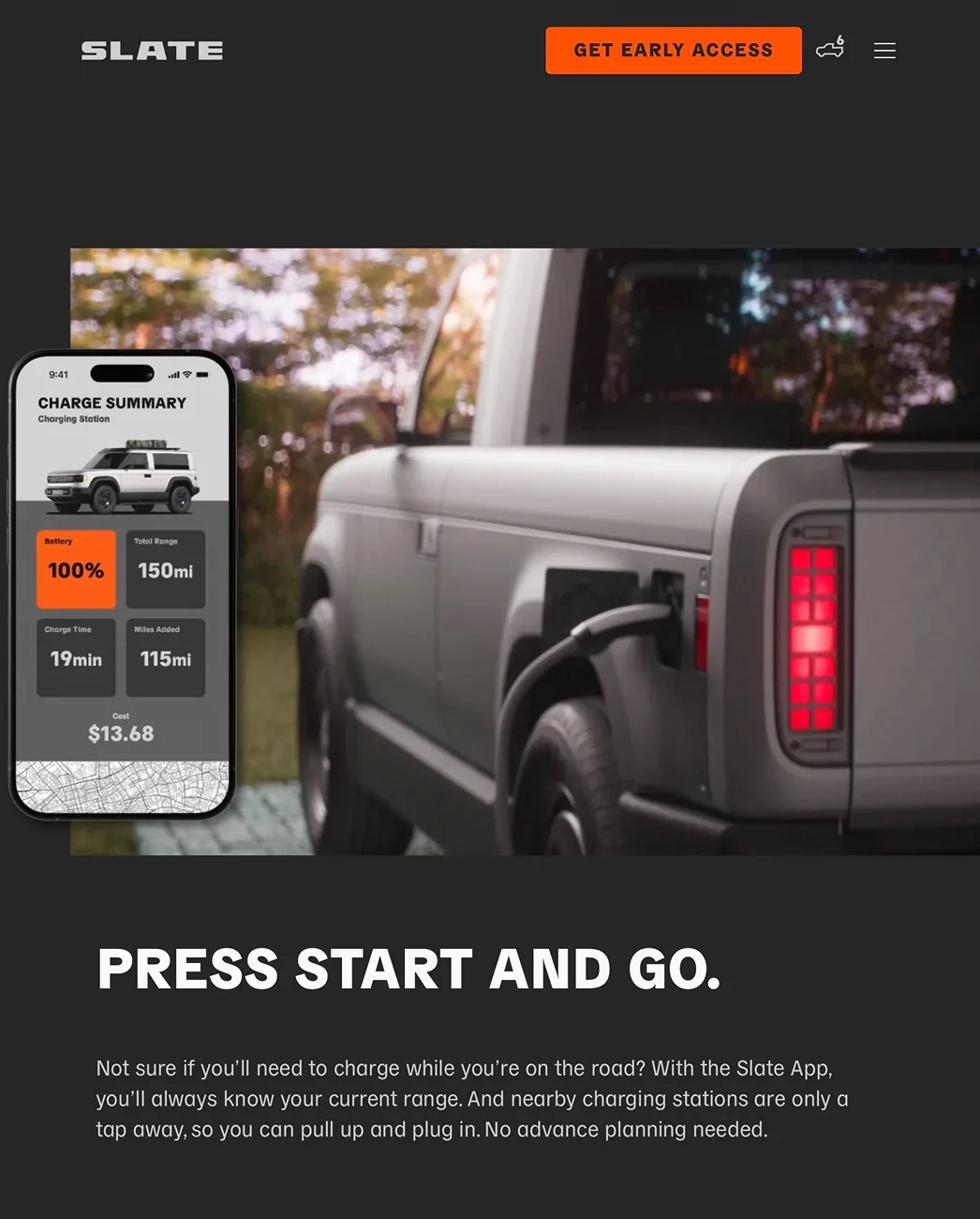 Slate Auto Pickup Truck How are charging settings (like target SoC and schedule) set? IMG_1117