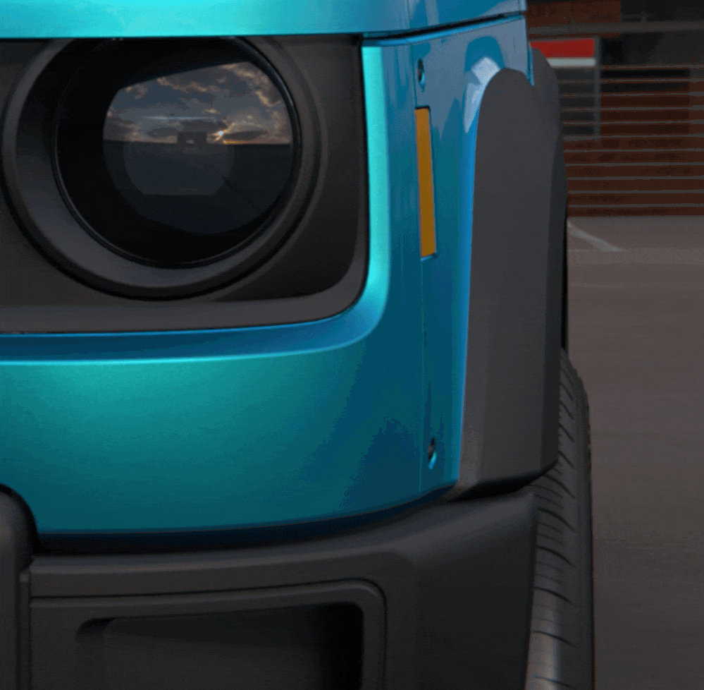 Slate Auto Pickup Truck Slate Maker fender flares shift tires outboard? Possible wheel spacers? ezgif-1e0eca82de02ad8d