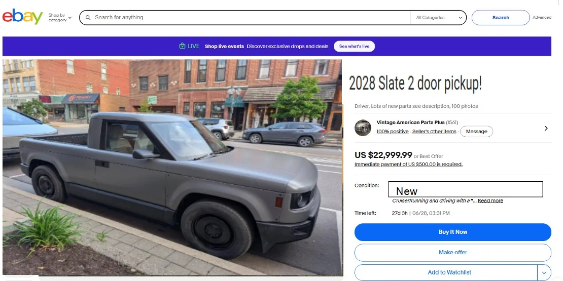 Slate Auto Pickup Truck Preorder Starts June 24 (email)! - How to Preorder Your Slate 1780332312873-ei