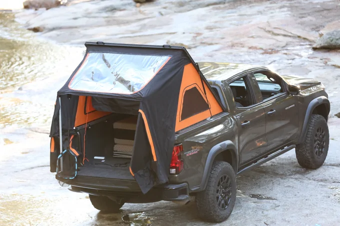 Slate Auto Pickup Truck Feedback on a prototype camper for the Slate 1780367193909-g