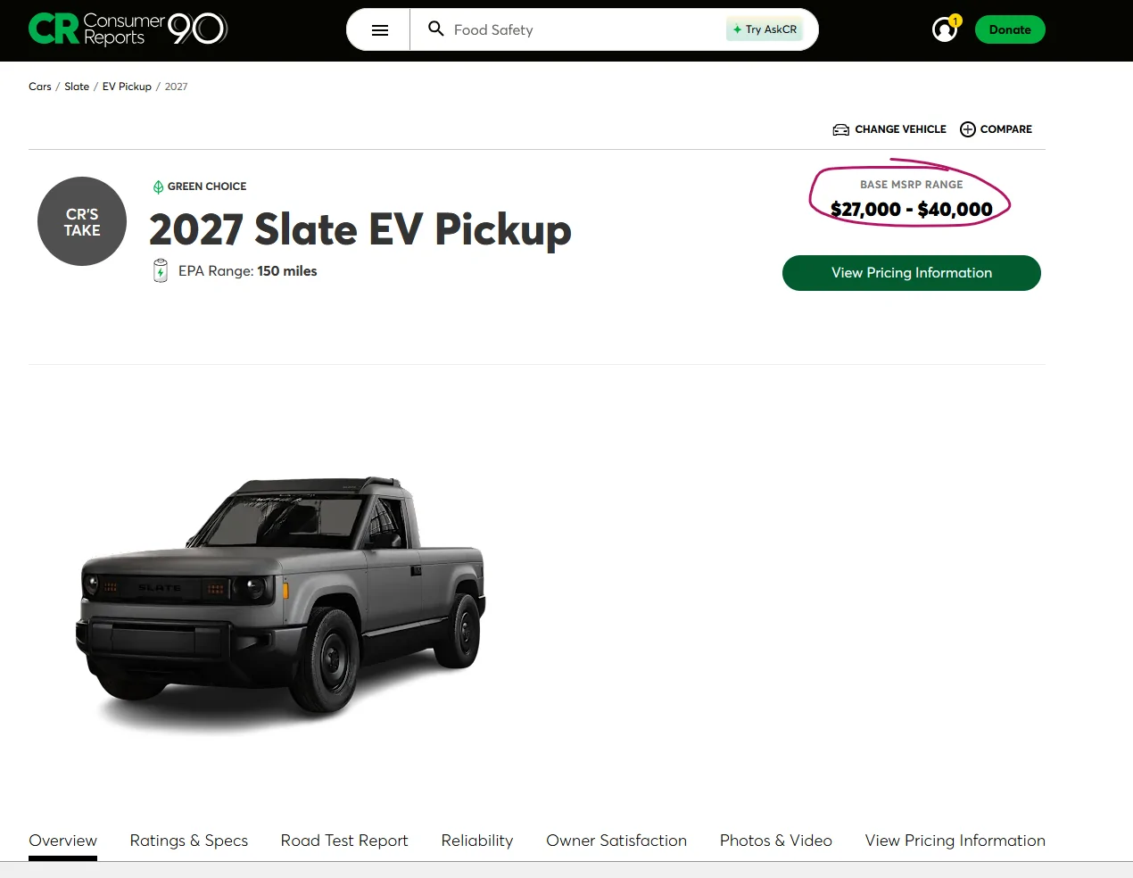 Slate Auto Pickup Truck NEW VIDEO.  Announcement of June 24th Preorder 1780495892258-20