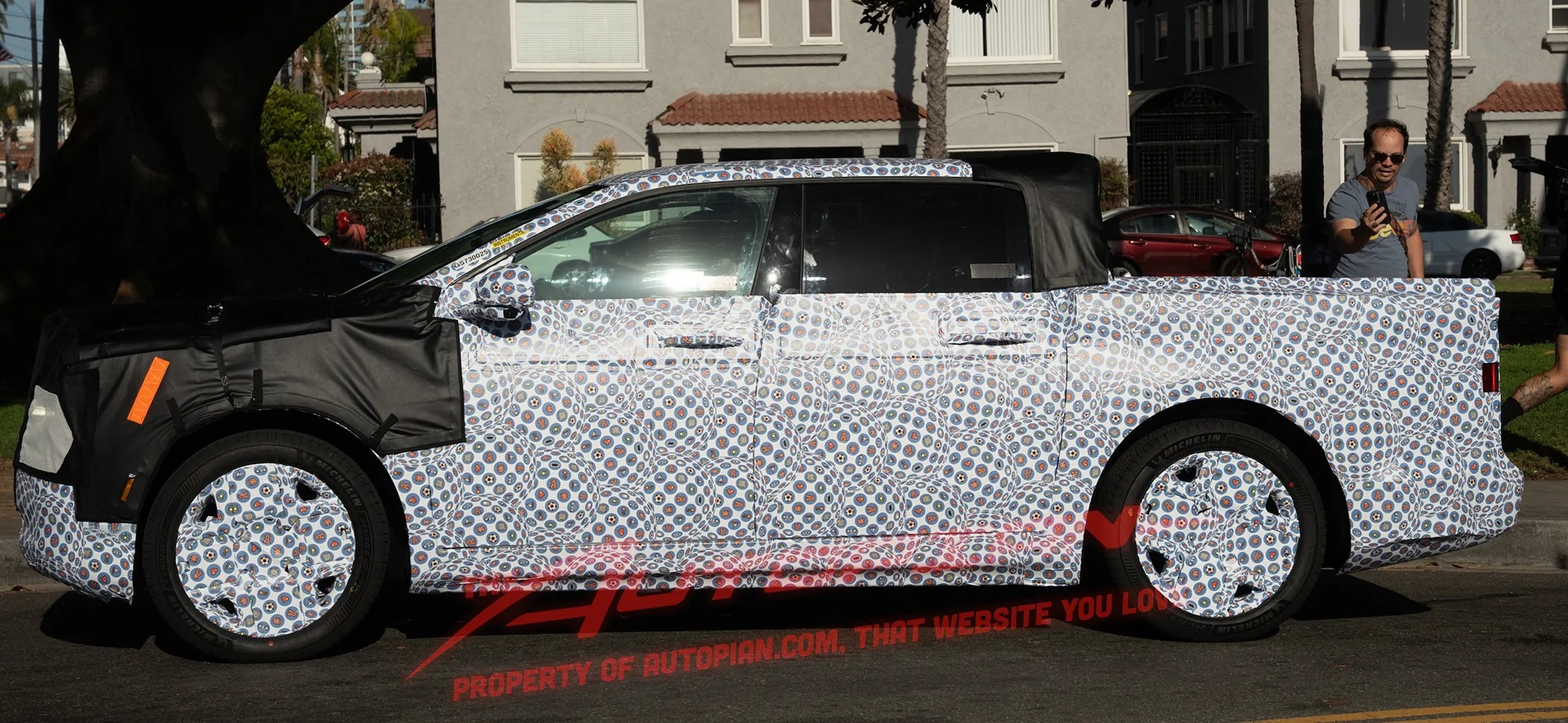Slate Auto Pickup Truck Ford $30K EV pickup camo shots on theAutopian website SPOTTED! $30k midsize EV pickup Ranchero prototype first sighting! 9 (1)