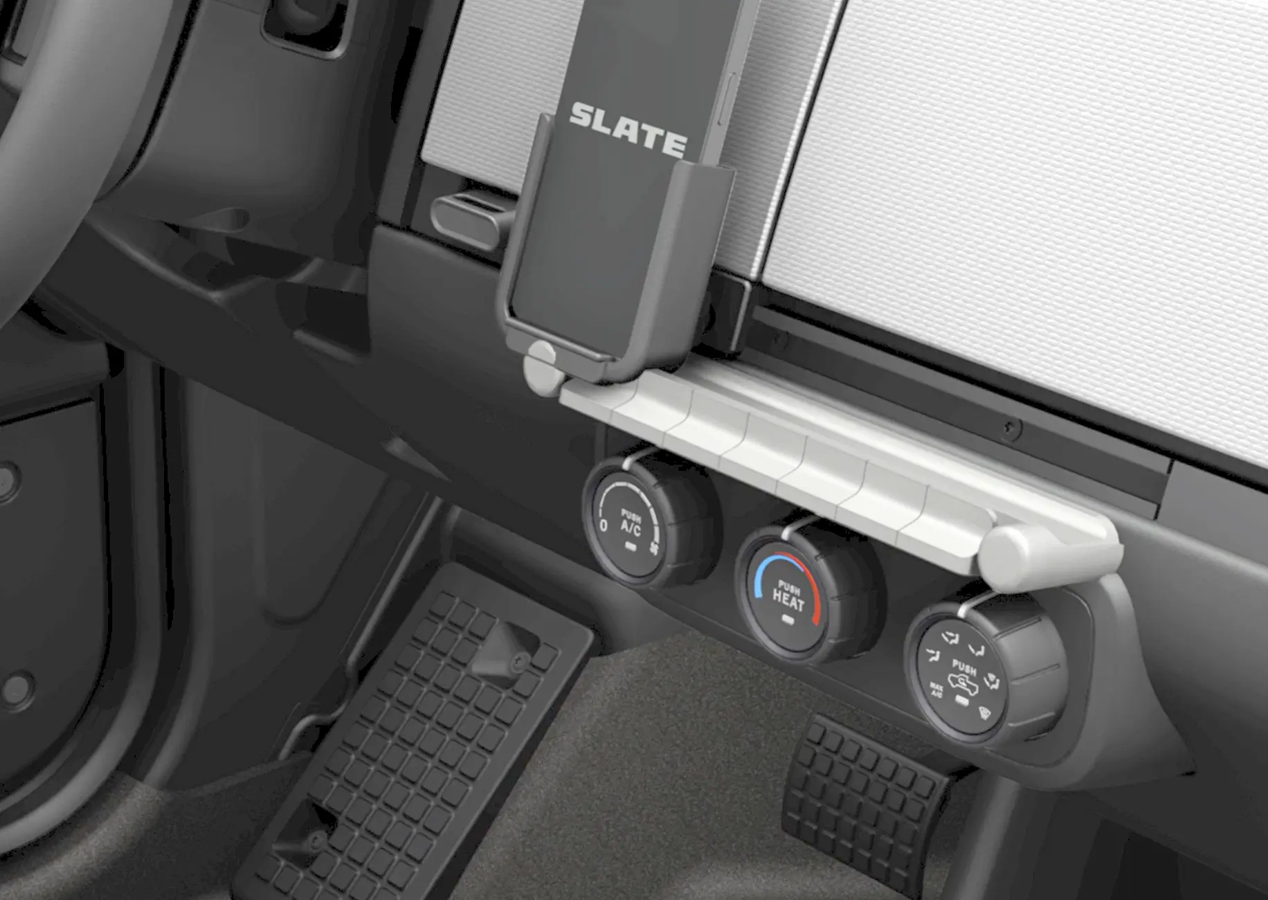 Slate Auto Pickup Truck Skip the tablet mount.  I want more dash storage! 2026_06_12_10_46_28_Personalize_Your_SLATE_Make_It_Yours_Mozilla_Firefox