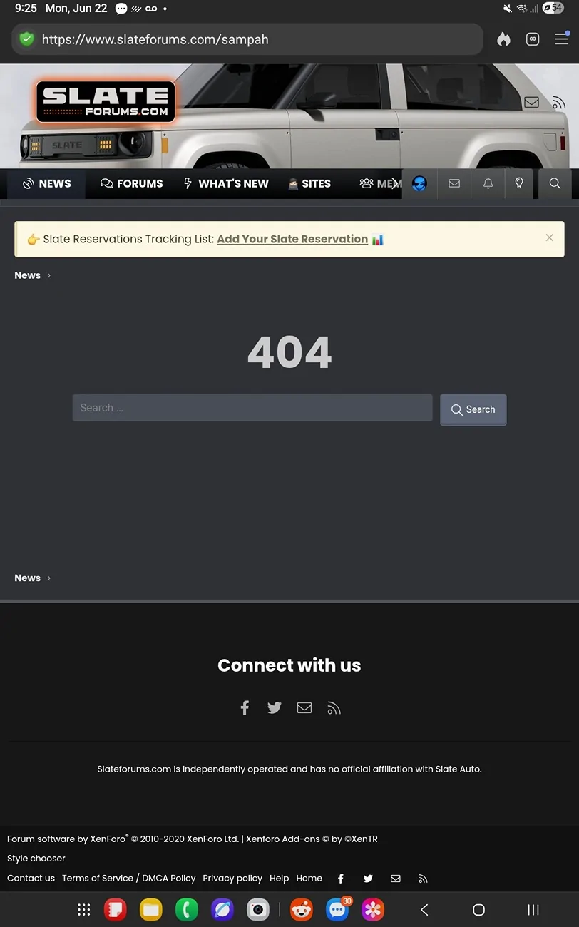 Slate Auto Pickup Truck Slate's 404 page is cute. 585