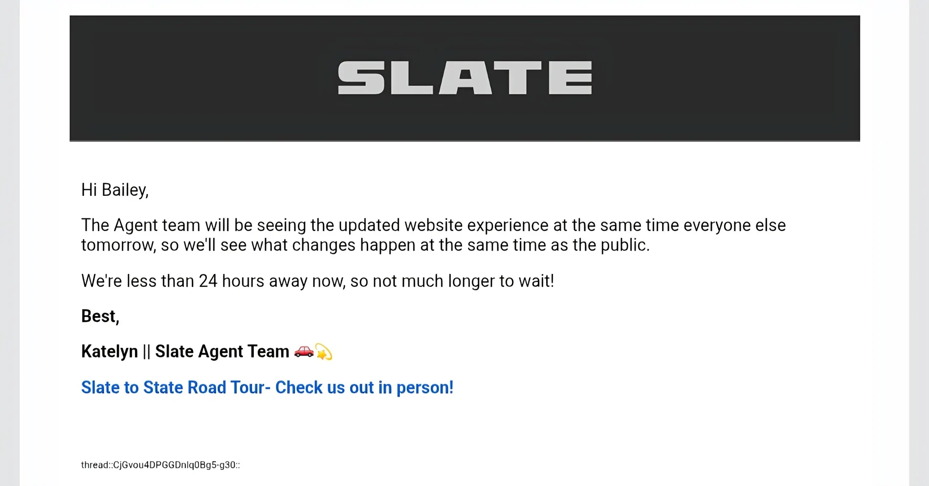 Slate Auto Pickup Truck SLATE PREORDER! 2544