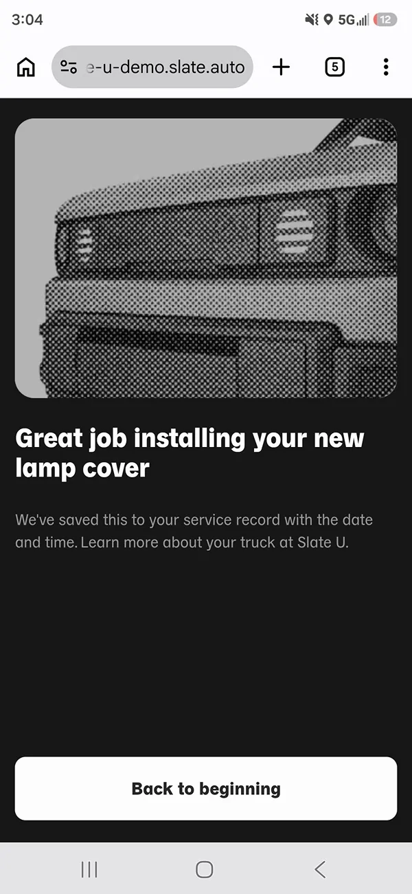 Slate Auto Pickup Truck First Slate U Tutorial! Front Lamp Cover Installation DIY 🔧 2550