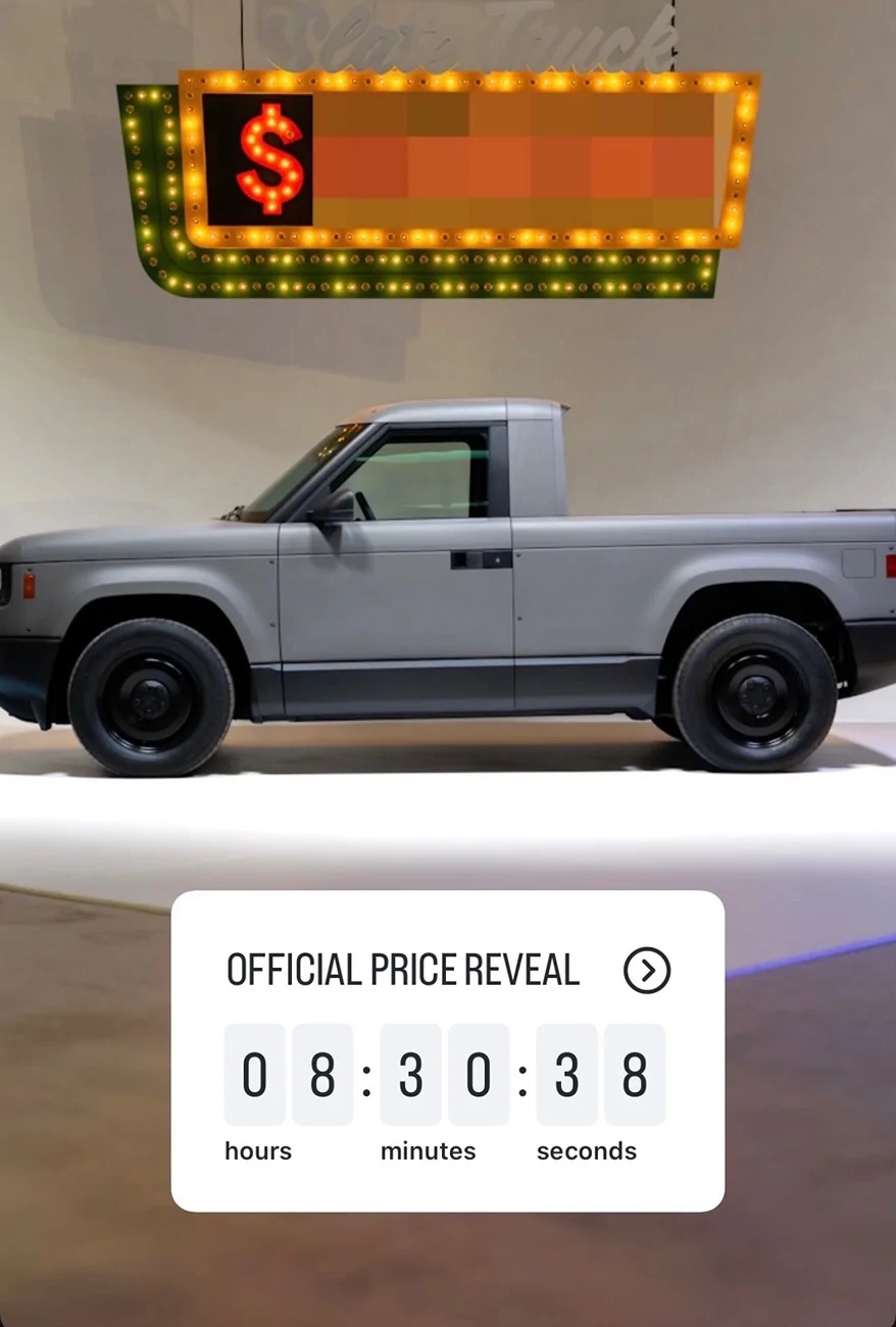 Slate Auto Pickup Truck Time set for price release! 8am ET / 5am PT - June 24 IMG_3916