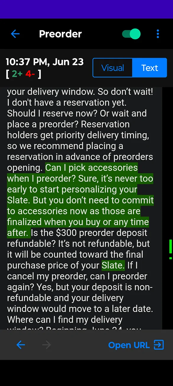 Slate Auto Pickup Truck Changes to Pre-Order Page Screenshot_20260623-223847