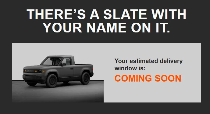 Slate Auto Pickup Truck PREORDERED!! 🙌 Have You? 1782304425211-ny