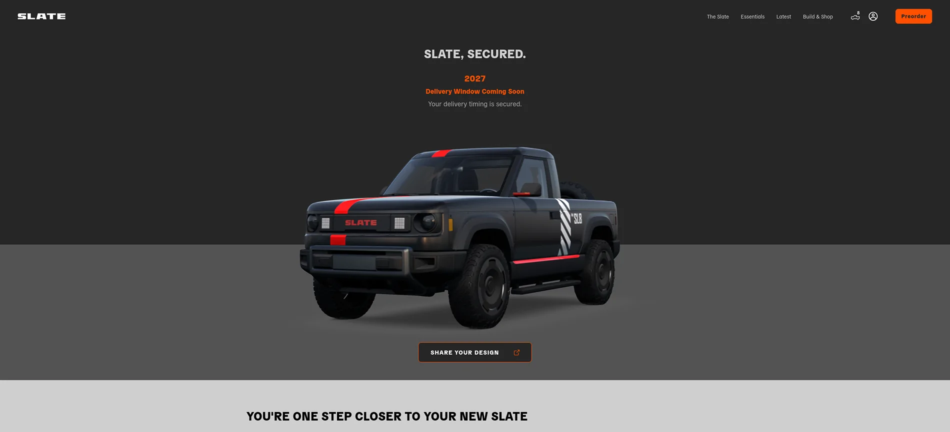 Slate Auto Pickup Truck PREORDERED!! 🙌 Have You? Slate Preorder