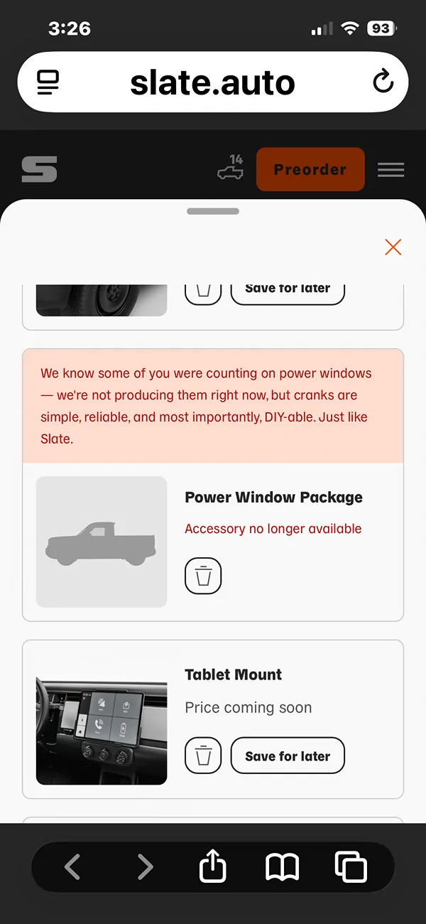 Slate Auto Pickup Truck Release Day! What pleasantly surprised you. What mildly disappointed you? IMG_2991