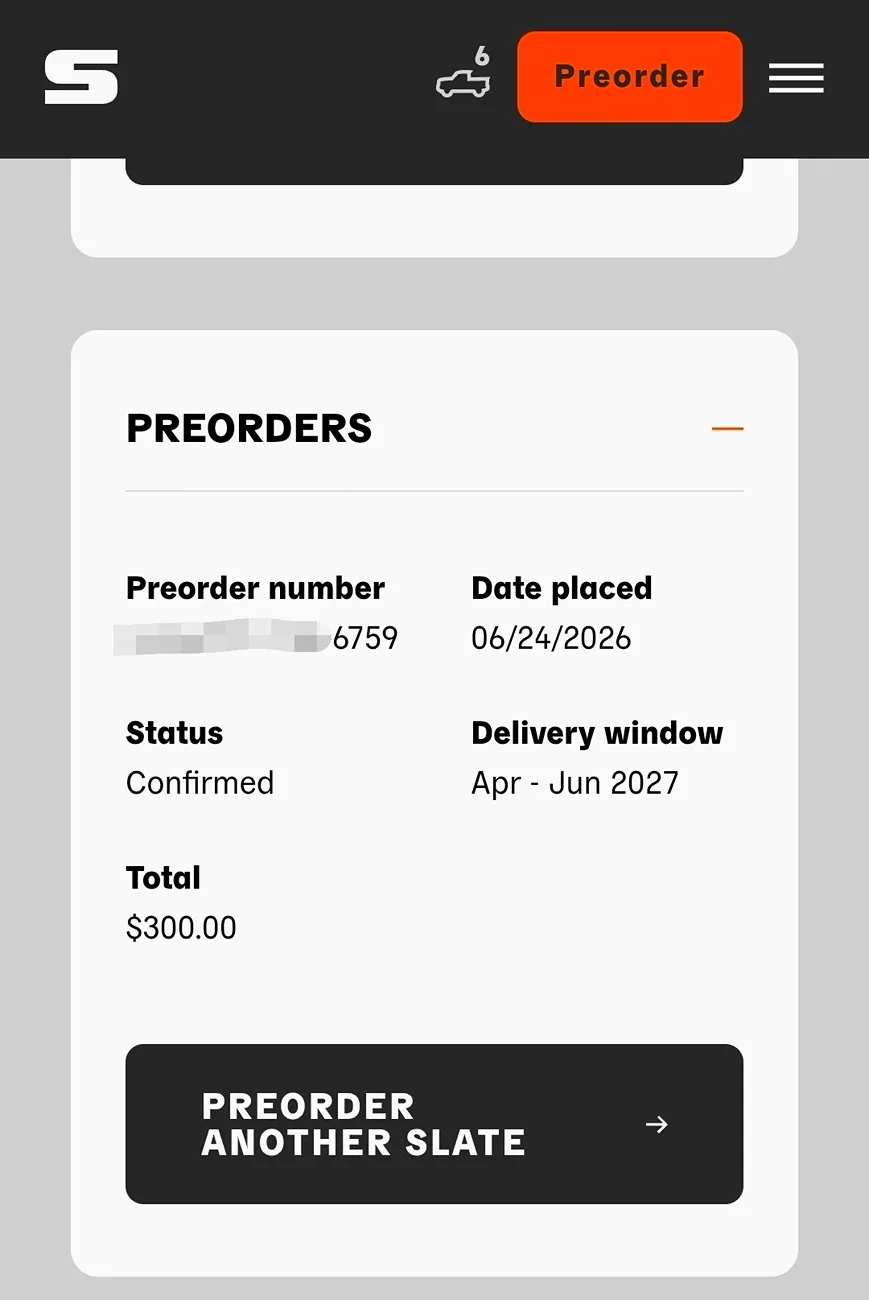 Slate Auto Pickup Truck PREORDERED!! 🙌 Have You? 14149