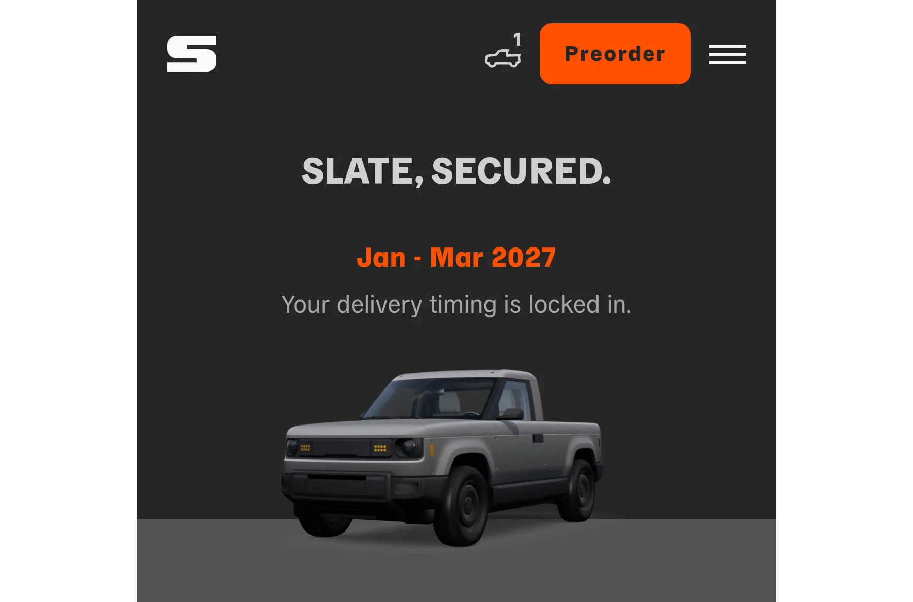 Slate Auto Pickup Truck EVs in Indonesia preorder