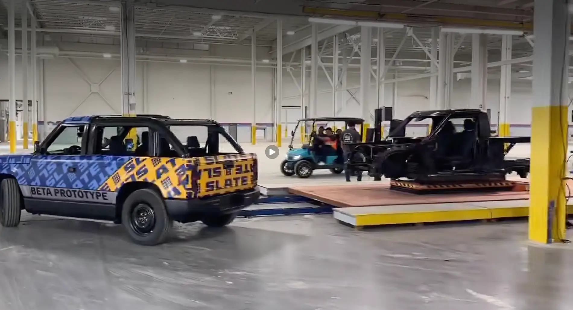 Slate Auto Pickup Truck Slate factory up and running - photos & video (A New Day in Warsaw)!! 👷‍♂️🎬 Screenshot 2026-06-25 at 9.39.22 PM