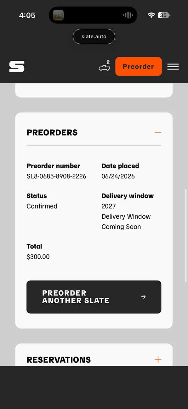 Slate Auto Pickup Truck Q3 preorder slot? IMG_7608