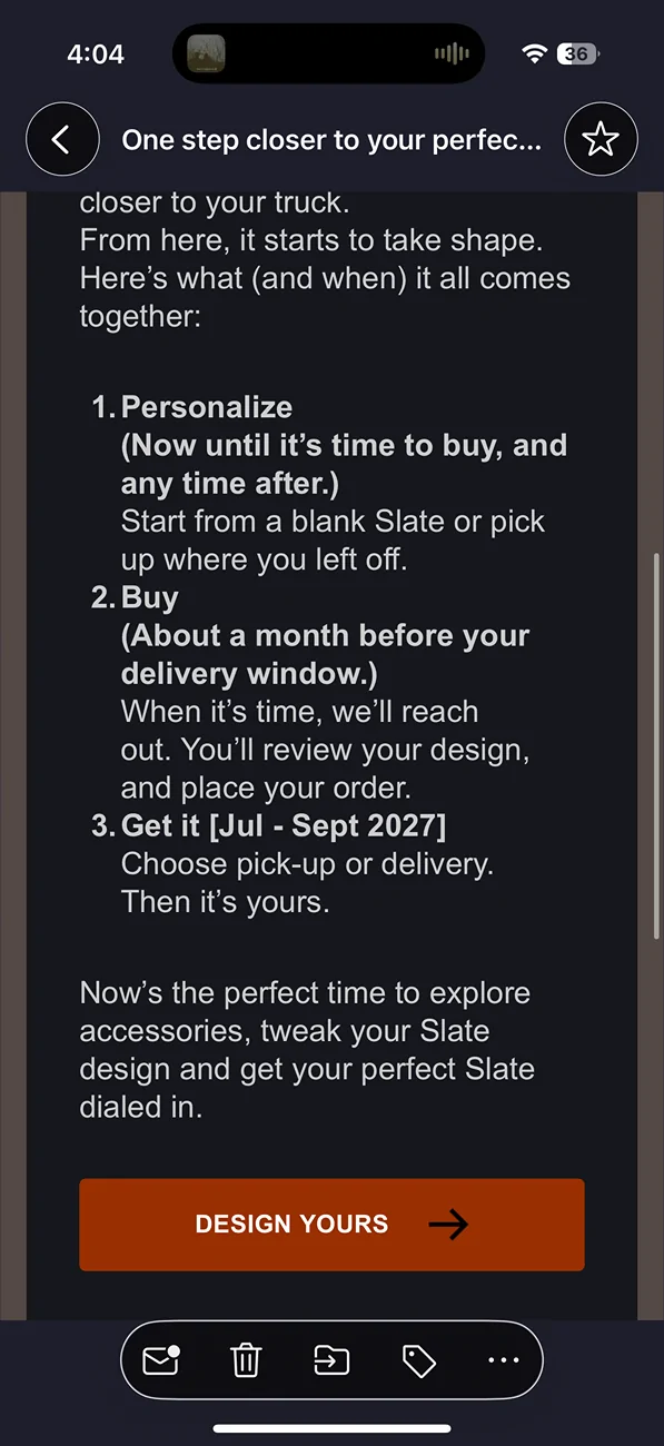 Slate Auto Pickup Truck Q3 preorder slot? IMG_7607