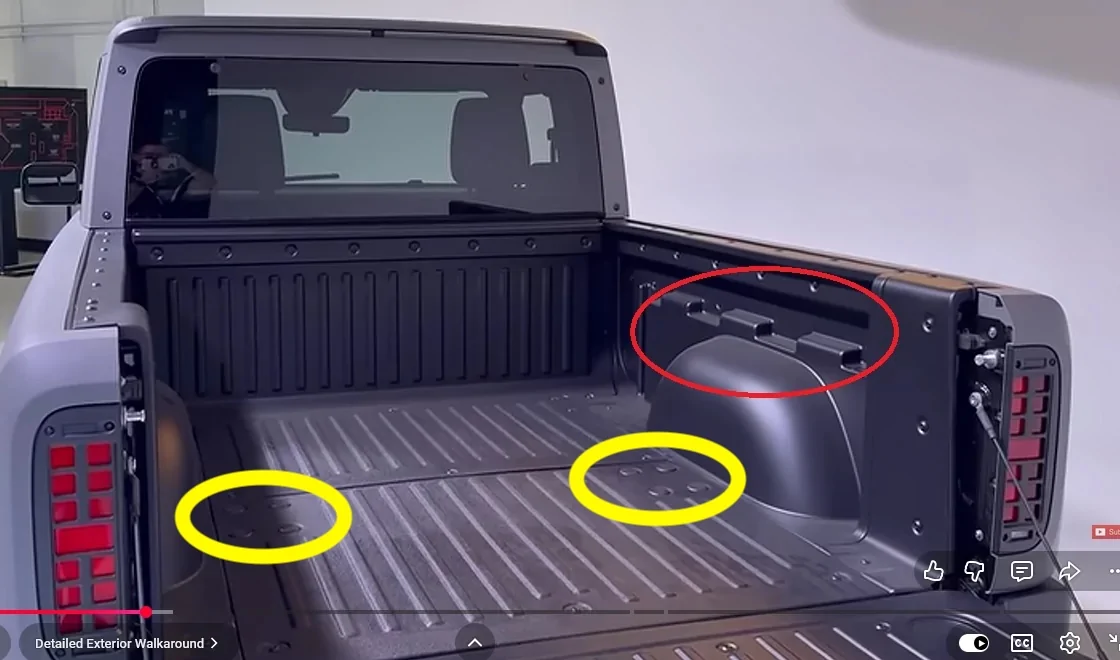 Slate Auto Pickup Truck Bed tiedowns - photos? points