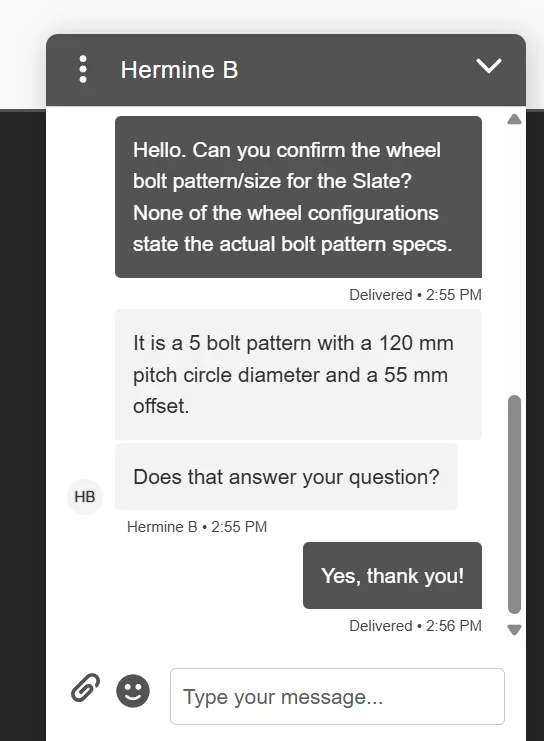Slate Auto Pickup Truck Lug spacing and center hub size slate-confirmed-wheel-specs-v0-zrt9xav6gw9h1.png