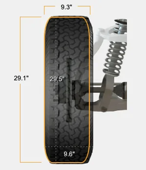 Slate Auto Pickup Truck Factory OEM Wheels & Tires Specs, Offsets, Bolt Pattern, Hub Bore Size, Weights 18x8-42_Wheel_Fitment-1
