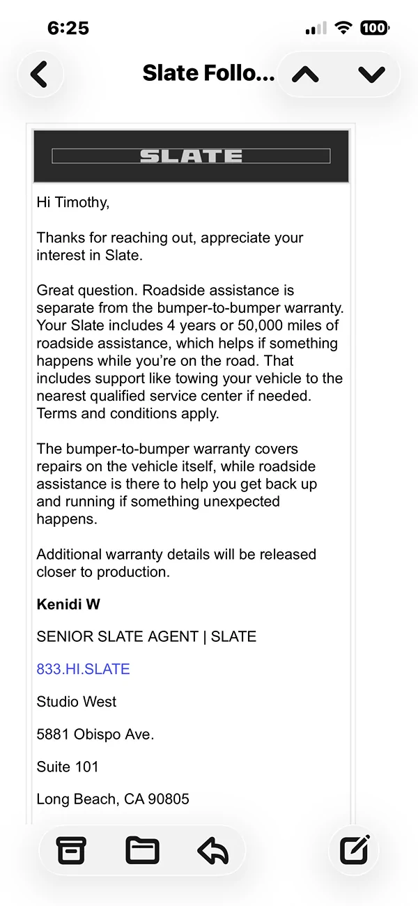 Slate Auto Pickup Truck Waiting for email response IMG_3013