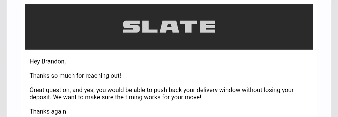 Slate Auto Pickup Truck PREORDERED!! 🙌 Have You? Screenshot_20260630_100907_Gmail
