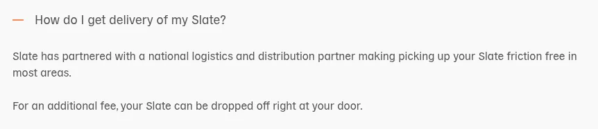 Slate Auto Pickup Truck Is Slate teasing me with a pick-up delivery option? Screenshot From 2026-06-30 08-32-08