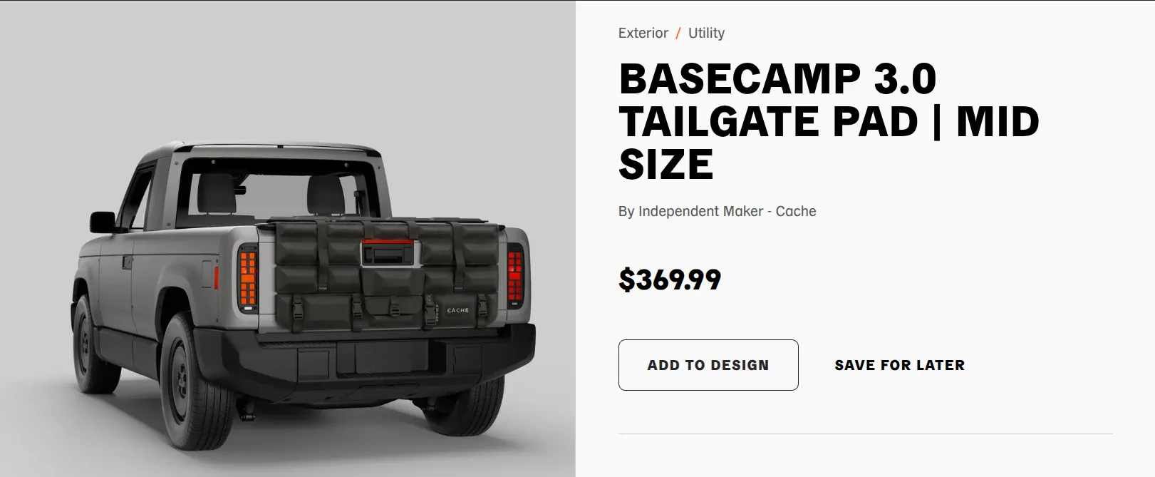 Slate Auto Pickup Truck Tailgate Bike Holder Accessory Tailgate_Pad_maker