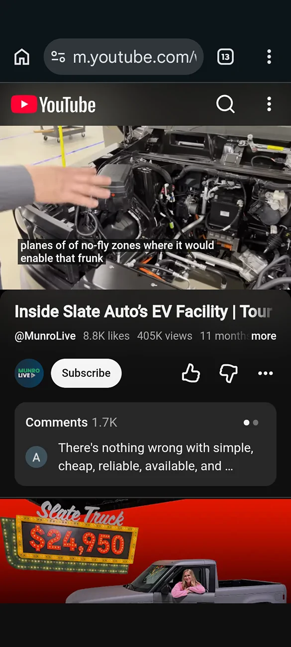 Slate Auto Pickup Truck Blank Slate ASMR Screenshot_20260702-070935