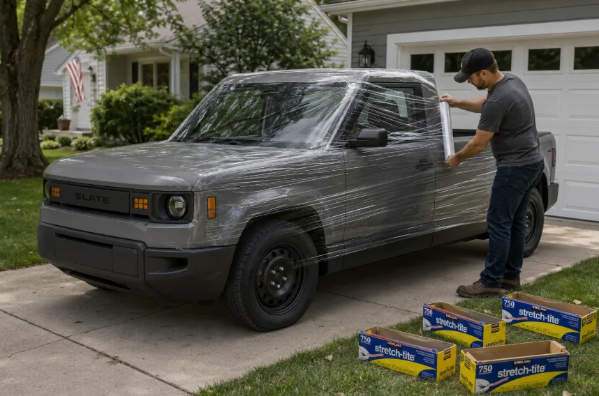 Slate Auto Pickup Truck How about a gloss clear wrap? 1783023413477-0c