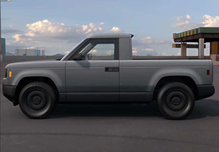 Slate Auto Pickup Truck Tell me the door handles are incorrectly mounted on this Slate slatemaker left handl