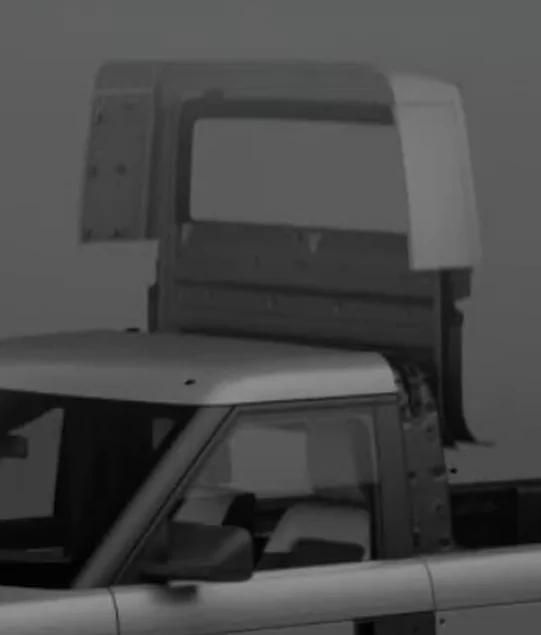 Slate Auto Pickup Truck Website intro animation dissection Truck bulkhead 1