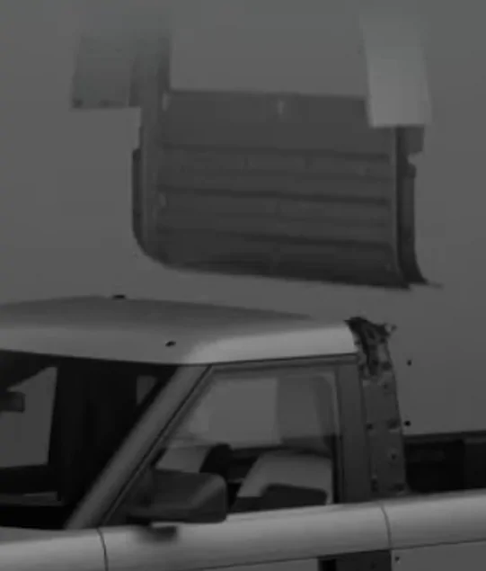 Slate Auto Pickup Truck Website intro animation dissection Truck bulkhead 2