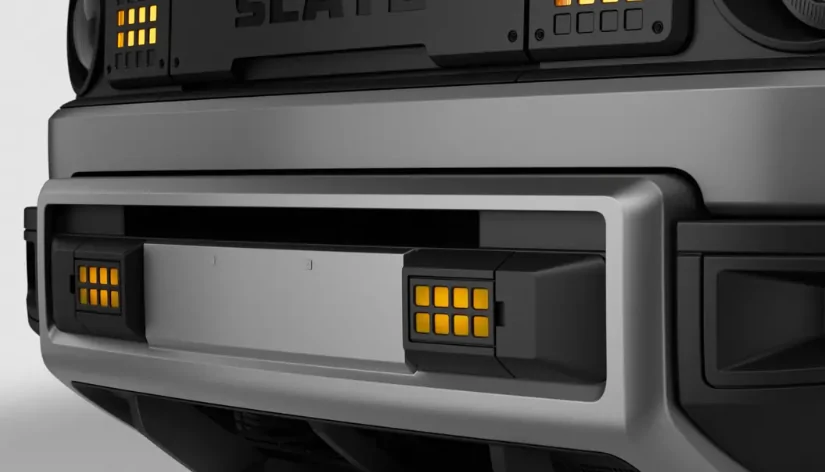 Slate Auto Pickup Truck FRONT LAMP UPGRADE | ANIMATED (Greater functionality)? Slate_Fog_lights