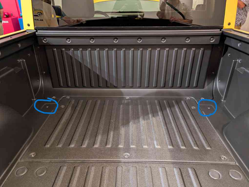 Slate Auto Pickup Truck Pickup Bed Tie-Downs Image 1