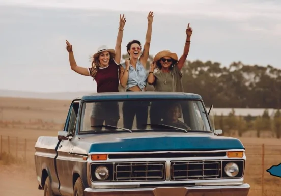 Slate Auto Pickup Truck On the fence - first vehicle for a teenager Pickup_Bed_Girls