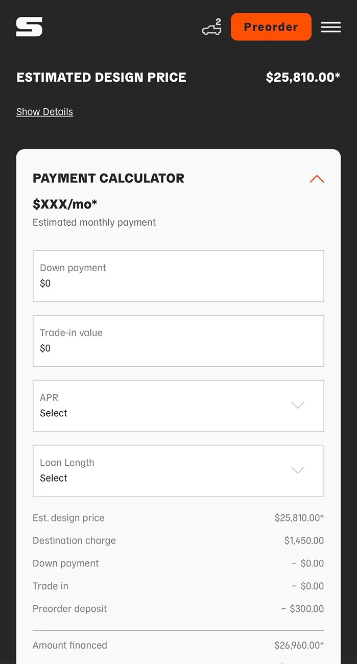 Slate Auto Pickup Truck Payment Estimator Added to Slate Site IMG_1415