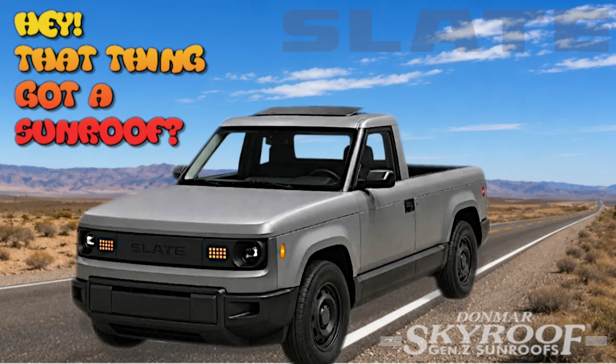 Slate Auto Pickup Truck Sun/Moon roof SlateThangSunroof3