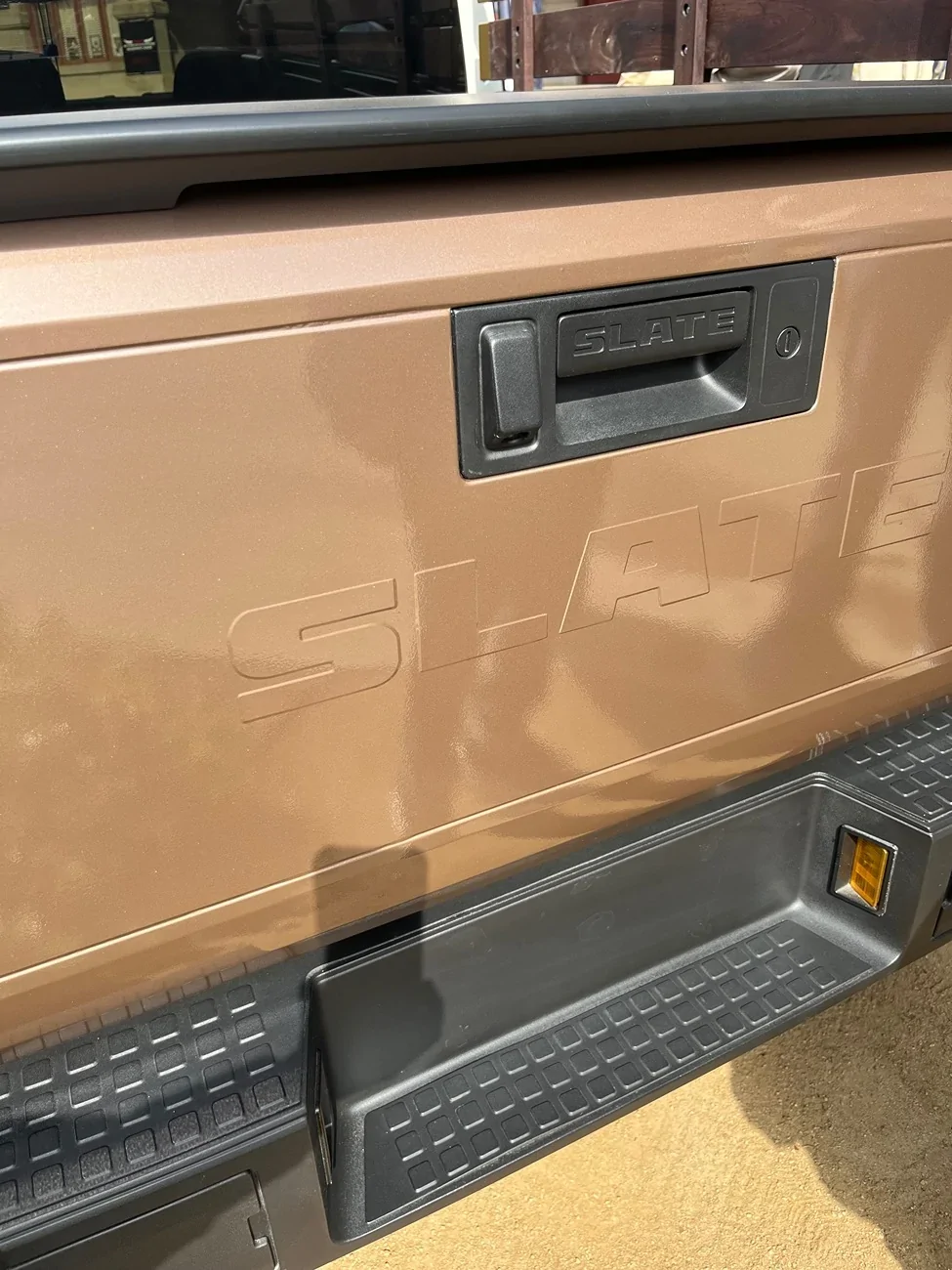 Slate Auto Pickup Truck Tailgate Embossed "SLATE" Branding - Poll {filename}