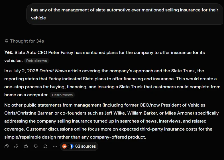Slate Auto Pickup Truck Slate plans to offer insurance (per Detroit News article) 1784911925527-m8